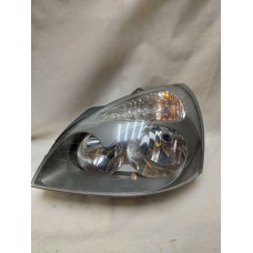 Headlight Left for Renault Clio Halogen, Gray since 2002 used Europe Original 7701057654