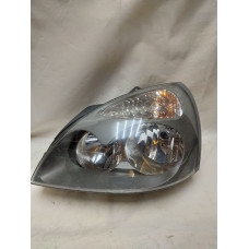 Headlight Left for Renault Clio Halogen, Gray since 2002 used Europe Original 7701057654